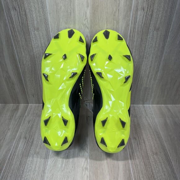 adidas PREDATOR ACCURACY.2 FIRM GROUND SOCCER CLEAT Black/Yellow IG0781 Mens 9.5
